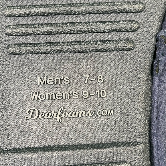 Dearfoams Red/Green/Navy Plaid Slip-On Slippers W's 9-10/M's 7-8 - Picture 6 of 6